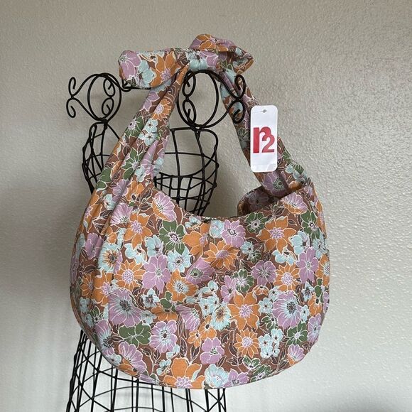 R2 Handbags - NWT floral fabric bag.